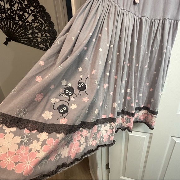 Studio Ghibli Spirited Away Cherry Blossoms Sailor Dress Plus Size 2X, EUC - Picture 8 of 17